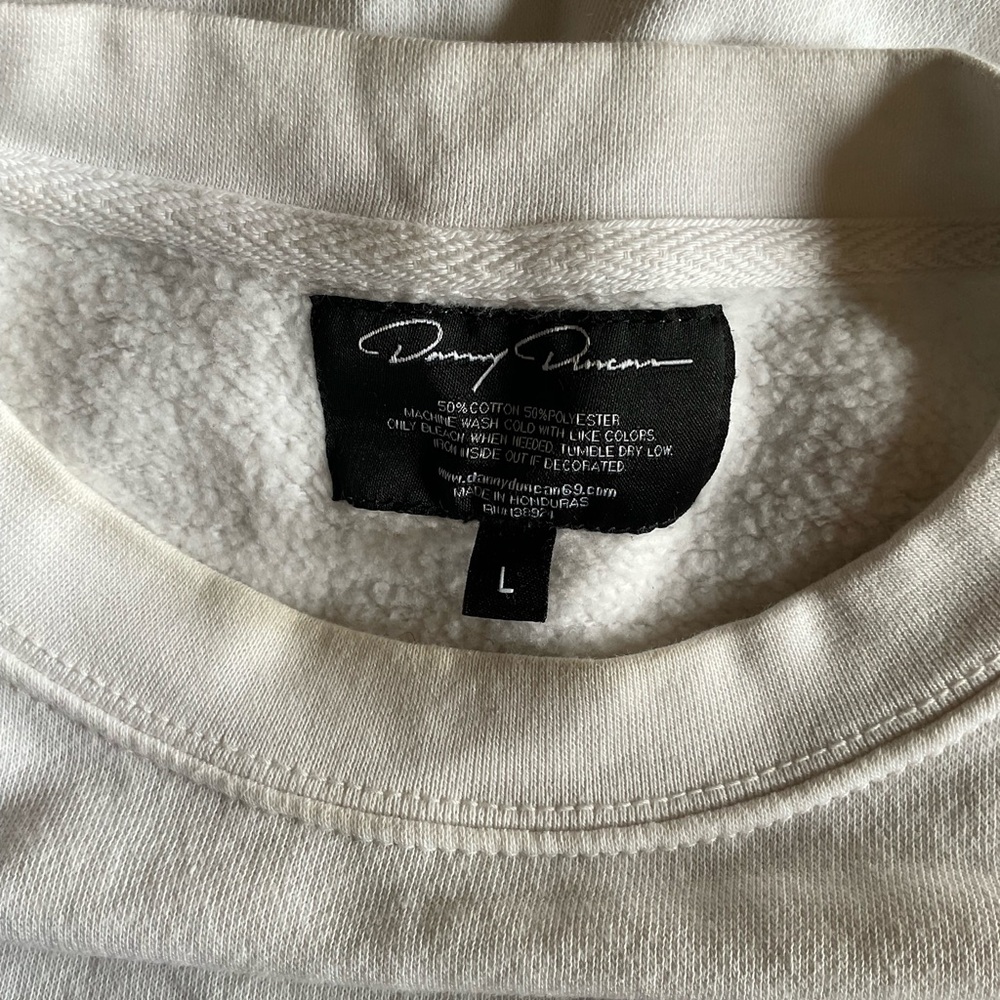 Virginity Rocks® White Crewneck Sweatshirt - Picture 6 of 6